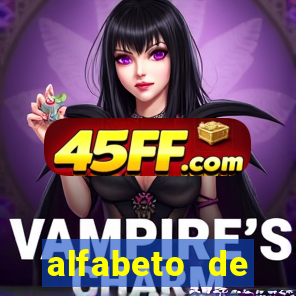alfabeto de caligrafia bonita